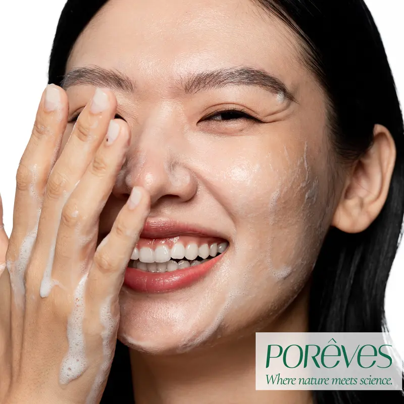 PORÊVES Gel Rửa Mặt SRM Thảo Mộc Sạch Sâu, Dịu Nhẹ BOTANICAL FACE CLEANSER 50ml | Skincare Nam Nữ Làm Đẹp Da 3