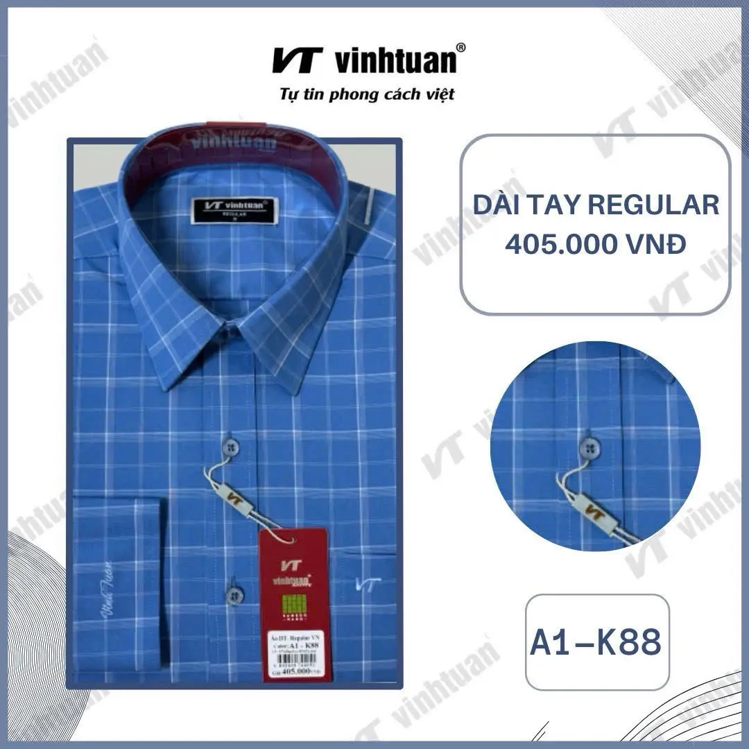 Áo sơ mi nam cao cấp kiểu dáng Regular dài tay gấu bằng Menswear Nhung