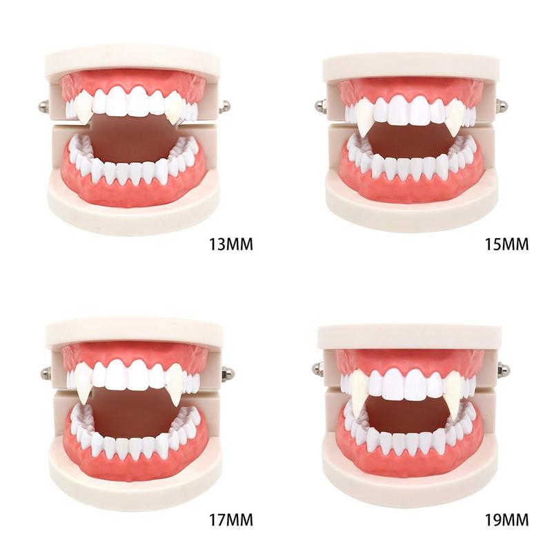 Product Introduction of Bloodcurdling Vampire Werewolves Fangs Fake Dentures Teeth Costume Halloween Fad New Party Tricky Props 27