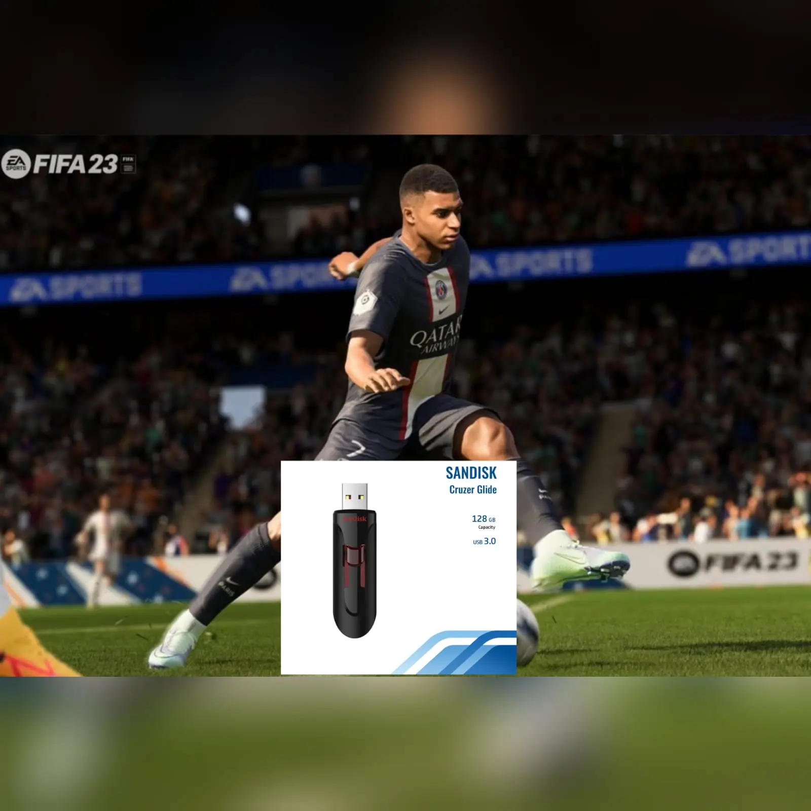 Flashdisk 64GB isi Game F1FA 23 / Plug and Play / Tanpa download dan install lagi