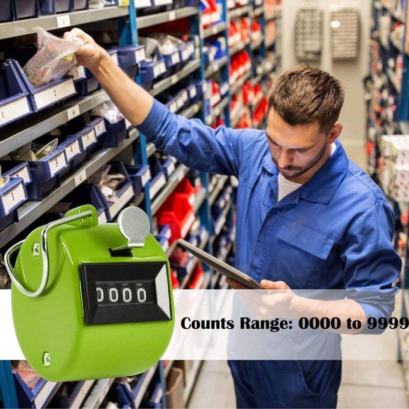 Product Introduction of Mini Exercise Counter 4 Digit Number Manual Held Tally Counter  School Exercise Manual Counting Device 35