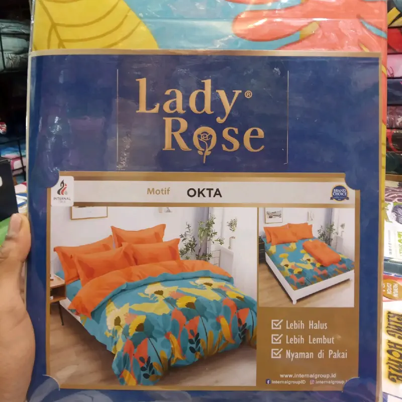 SEPRAI LADDY ROSE 180X200 Katun Bunga King Size 7
