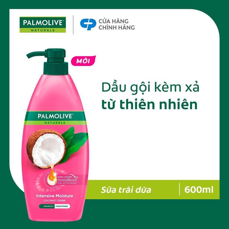  Dầu gội Palmolive kèm xả 2-trong-1 chiết xuất thiên nhiên 600ML Chăm sóc tóc và Dưỡng tóc bồng bềnh phù hợp cho Nữ và nam 
