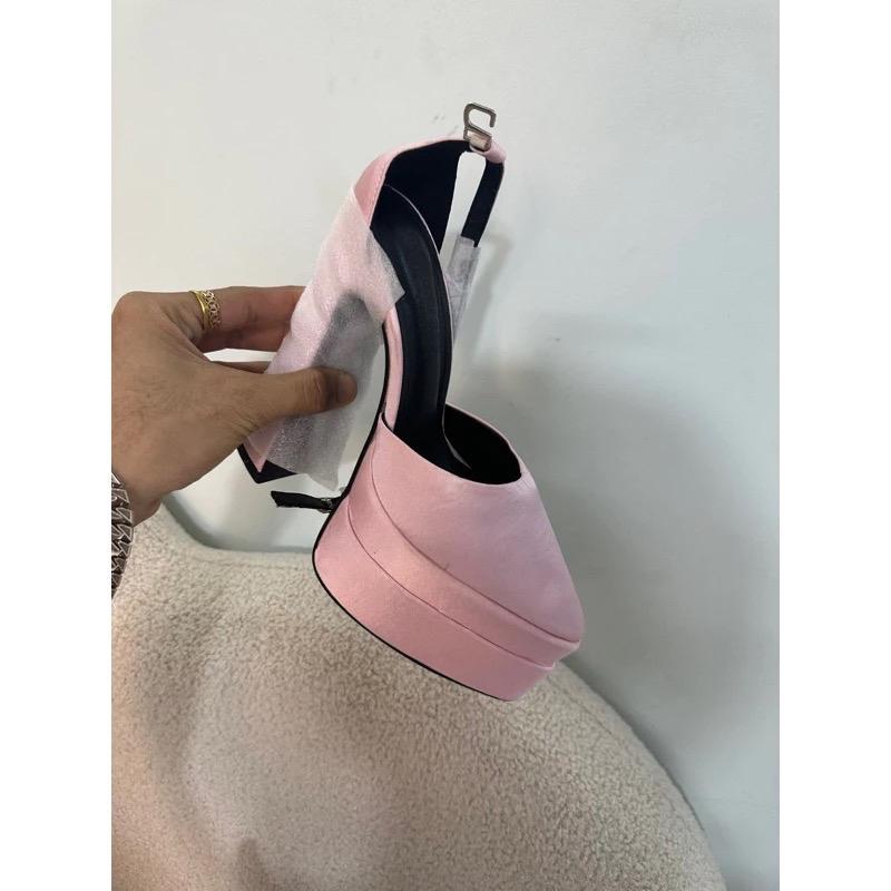 GIÀY 15 PHÂN CAO GÓT NỮ HOTTREND ĐÍNH ĐÁ XOÀN SANG CHẢNH CÁ TÍNH PHÙ HỢP MỌI BỘ ĐỒ PAMIU SHOES Có Quai 6