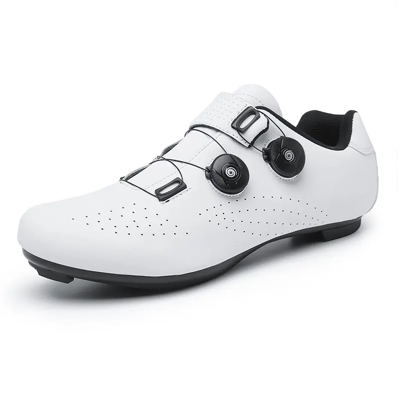 Giày Cleat, Màu Trắng, Dành Cho Xe Đạp Đường Trường Và Xe Đạp Leo Núi, Dành Cho Nam Và Nữ, Giày Đi Xe Đạp, Kẹp Xe Đạp Tốc Độ Rb, Kích Thước Không Khóa Có Sẵn 36-47, Đang Giảm Giá, [Thanh Toán Khi Nhận Hàng], Hàng Mới Về