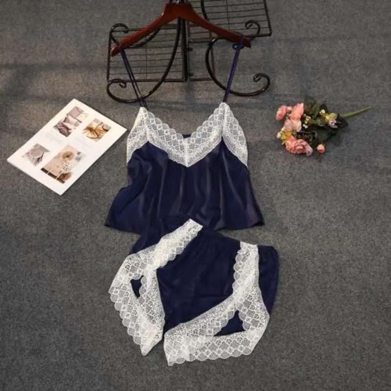 Baju tidur wanita bahan satin silk 027 1