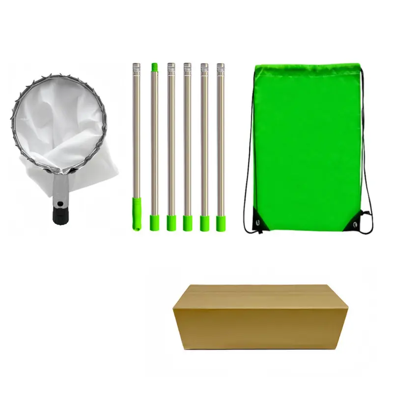 Stainless Steel Fruit Picker, Adjustable Pole Harvesting Tool, Orchard Harvesting Device, High Altitude Fruit Collector, Portable Fruit Harvester 4