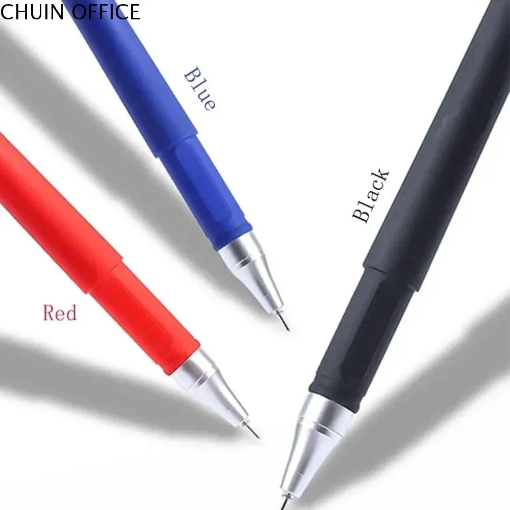 Set Pen Gel Kembali Ke Sekolah, 5pcs, 0.5mm, Hitam / Biru / Merah, Pen Neutral, Pen Ballpoint, Pen Karbon Warna Tinggi Tandatangan, Bekalan Menulis