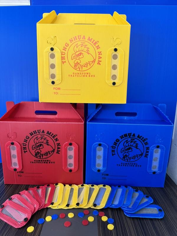 Thùng nhựa đựng Gà nhỏ D40 C33 R20 Hàng Miền Nam - Sản phẩm đảm bảo an toàn và di động