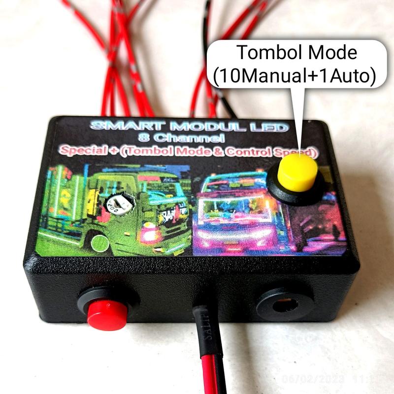 Modul STROBO kolong Kanal bak 8 channel (12V sampai 24V) Hiasan 1
