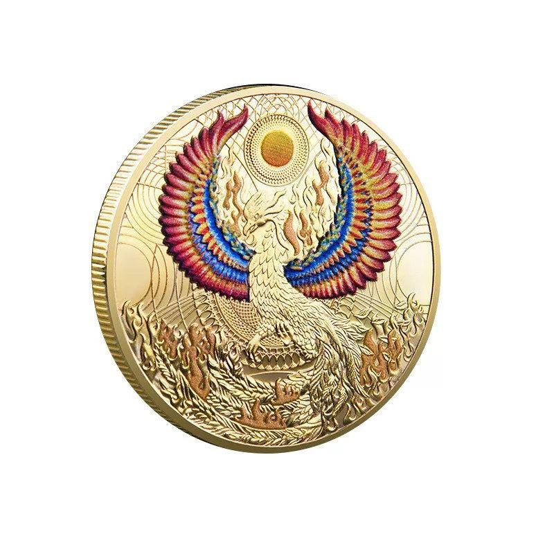 Product Introduction of New Flame Bird Commemorative Coin Zodiac Medal 4