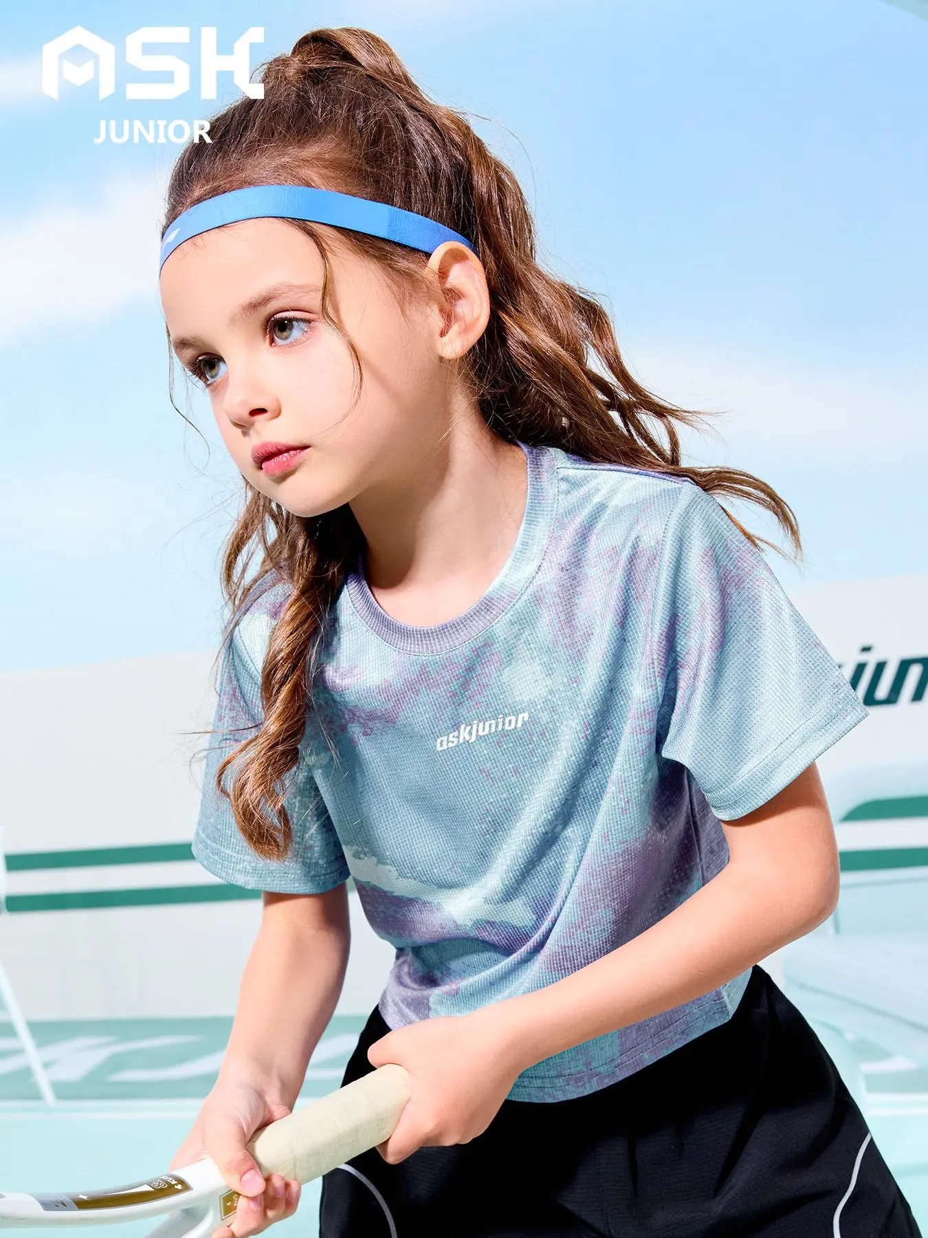 Kid's Tie Dye Print Crew Neck Tee, Casual Quick Drying Short Sleeve T-Shirt for Summer, Kids Clothes for Outdoor Sports