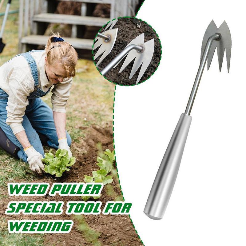 Weeding And Rooting Tool Steel 4/6 Tooth Weeder Root Tool Ho - TikTok ...