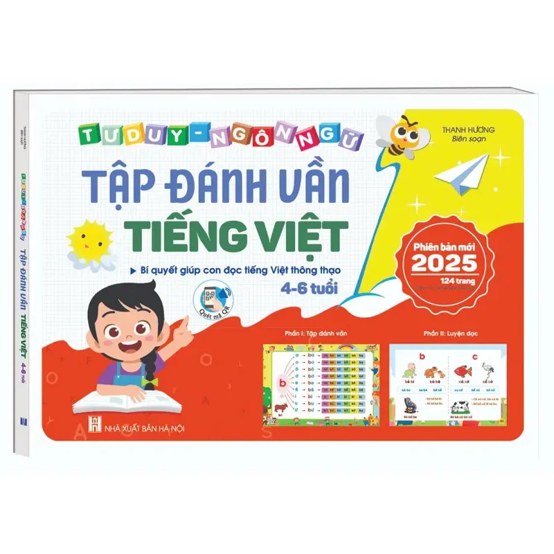 (Phiên Bản Mới 2025) Sách - Tập Đánh Vần Tiếng Việt Dành Cho Trẻ 4-6 Tuổi 0