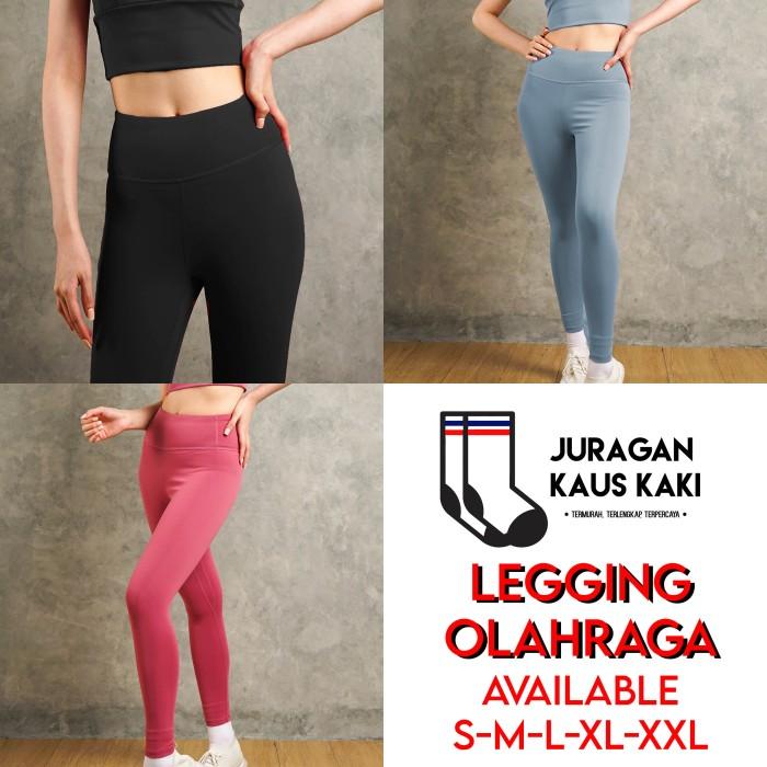 A㊚Ey Celana Legging Yoga Pants High Waist Polos Leggings Sport Wanita K♫7Z 0
