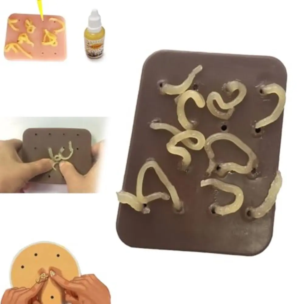 New Pimple Popping Stress Relief Toy Silicone Reusable Squeeze Acne Toys With 30ml Additive Solution Novelty Toy for Child and Adult