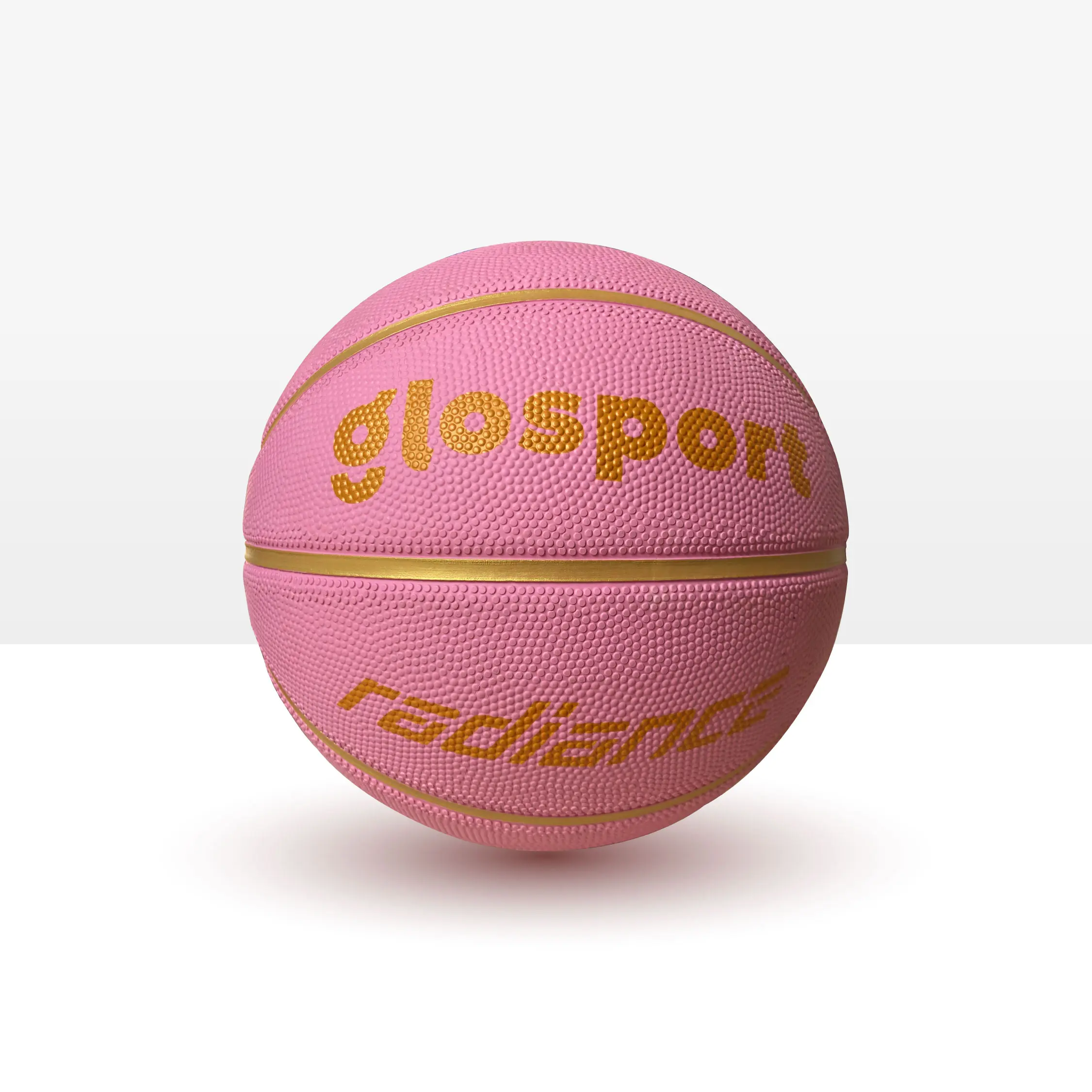 Glosport Radiance Rubber Basketball - Punch Pink