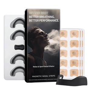 Magnetic Nasal Strips Starter Kit, 30pcs Nasal Patch & 1 Magnetic Applicator & 4 Nose Clips, Nasal Care Kit for Men & Women, Travel Size Products, Nasal Dilator Box, Nose Patches, Nasal Breathing Patch
