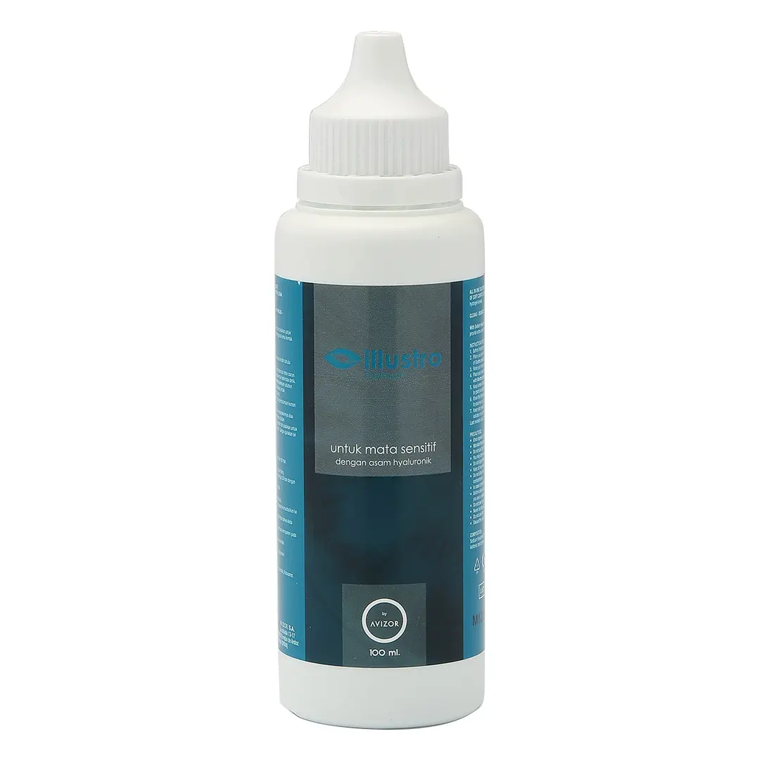Cairan Pembersih Kontak Lens Illustro Premium Solution 100 ML