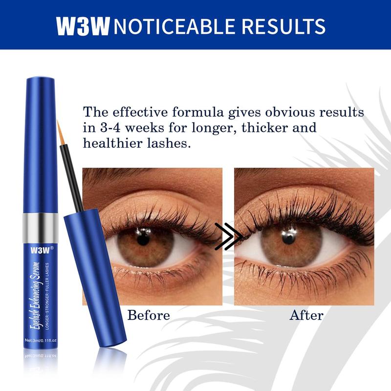 Product Introduction of Eyelash Strengthening Serum, 2 Counts Natural Thicker and Longer Lashes Serum, Lash Enhancer for Women & Girls, Eye Makeup Product for Daily 3