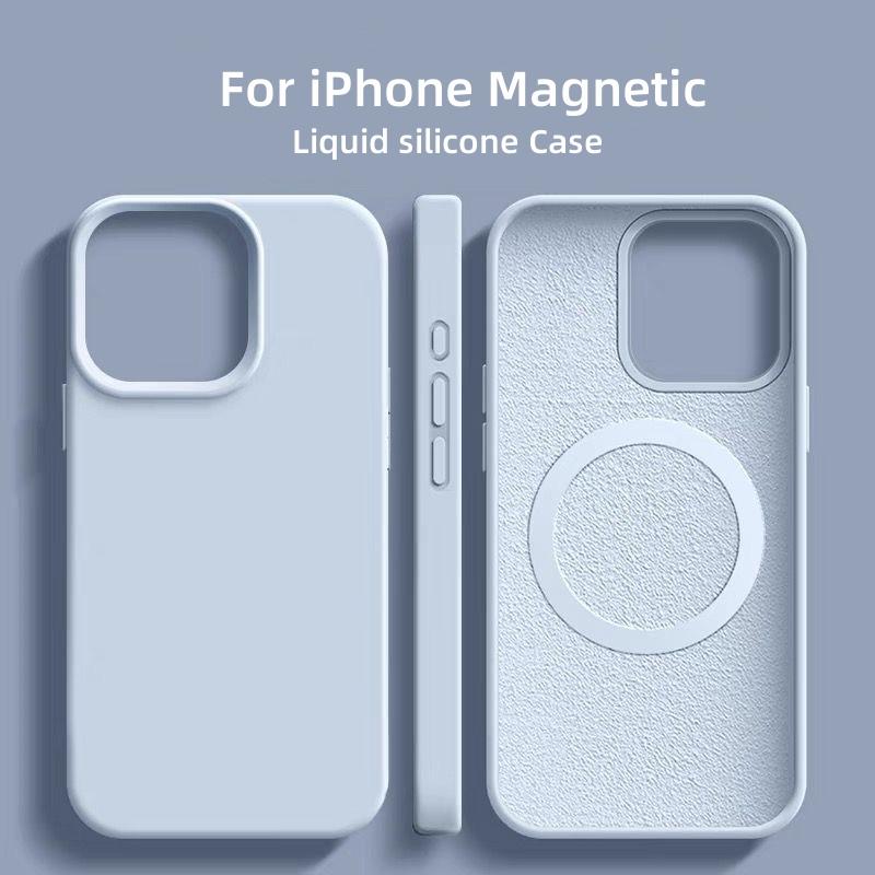 Ốp Lưng iPhone Chống Bẩn Lót Nhung Từ Tính Hỗ Trợ Sạc Không Dây Cao Cấp - iP X/XS/XR/11/12/13/14/15/16/17/Plus/Pro/Max