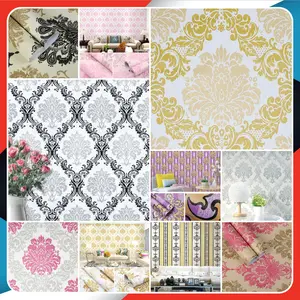 WALLPAPER DINDING KAMAR TIDUR 45 CM X 8 M - 10M / WALPAPER DINDING RUANG TAMU / WALLSTICKER / WALPEPER MOTIF BATIK