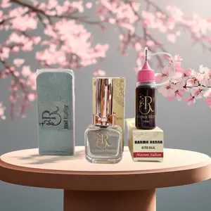 Kemasan Baru 3in1 Maroon Sultan By Rahma Henna Berkilau Nail Dark