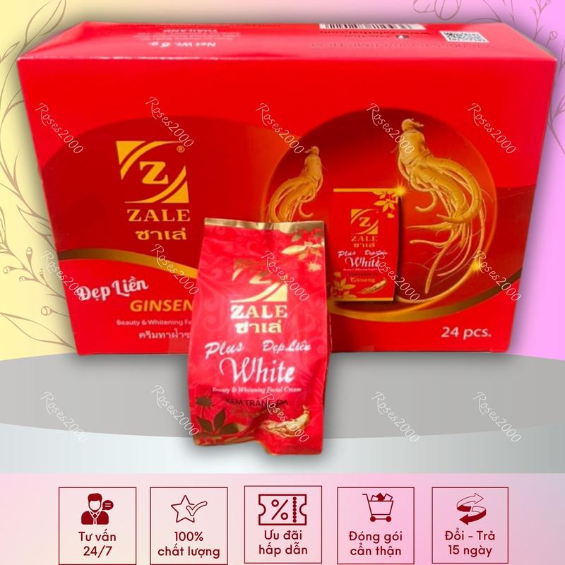  Kem Chăm Sóc Da Dưỡng Sáng Da ZALE Đỏ Nhân Sâm Thái Lan 