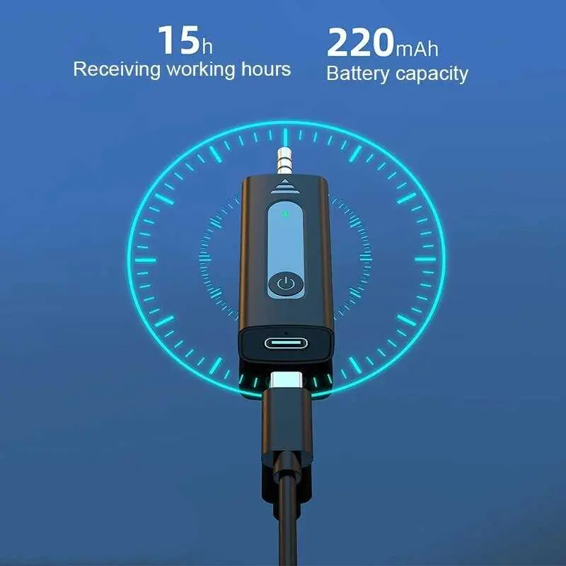 Clip On Mic Wireless Noice Reduction for Vlogging Singing 3.5mm - Z2N1 2