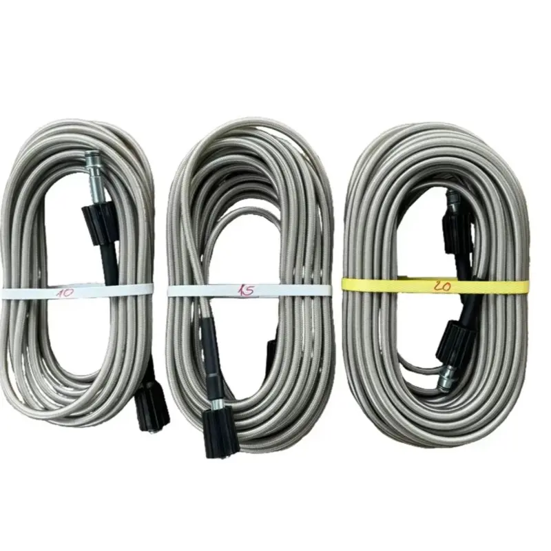 Bộ Dây xịt rửa xe 10M , 15M , 20M - vòi xịt rửa xe , dây xịt rửa áp lực cao ren 22mm 3