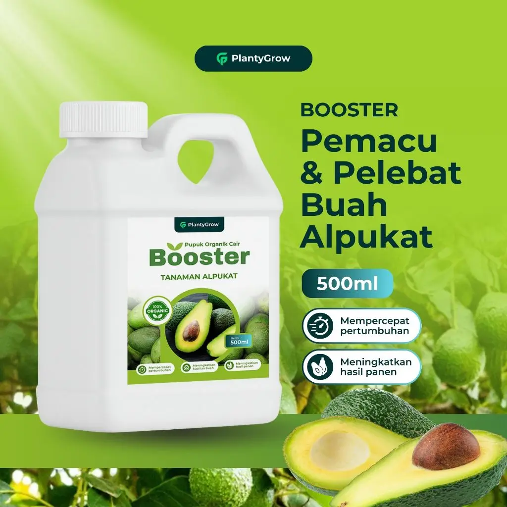 Pupuk Organik Cair Alpukat 500 ml – Rahasia Alpukat Besar, Gurih & Creamy - PLANTYGROW