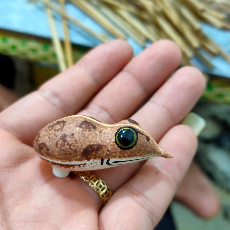 Body nhái hơi chàng hiu 4.5cm Đi Câu Câu Cá Fishing 4