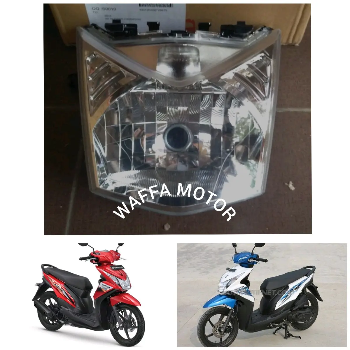 Reflektor + mika lampu depan beat fi dan esp 2013-2016 Motorcycle