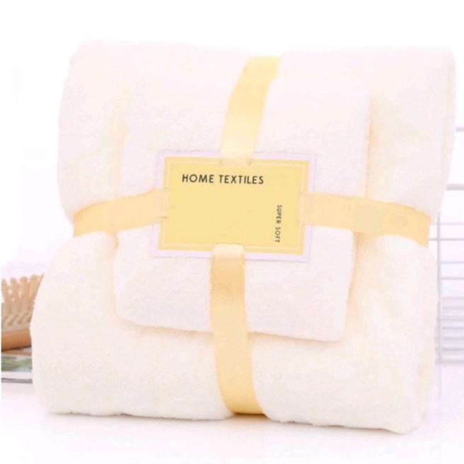 HANDUK SET 2IN1HANDUK MANDI DAN COTTON TOWEL IMPORT 8