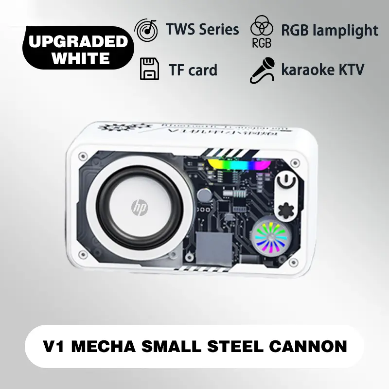 Khóa Thẻ Mecha Trong Suốt Và Loa Bluetooth Mini Phun Tải, V1 Phổ Biến, Loa Để Bàn Nhỏ Người Nổi Tiếng Trên Internet Cầm Tay Ngoài Trời, [Thanh Toán Khi Nhận Hàng] Củ Loa Nghe Nhạc