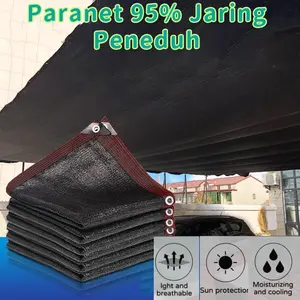 Vixplorn Paranet 95% Jaring Kerai /Sun Shade Net Outdoor /Matahari Kanopi Penutup Sinar Matahari/Jaring Peneduh Hitam