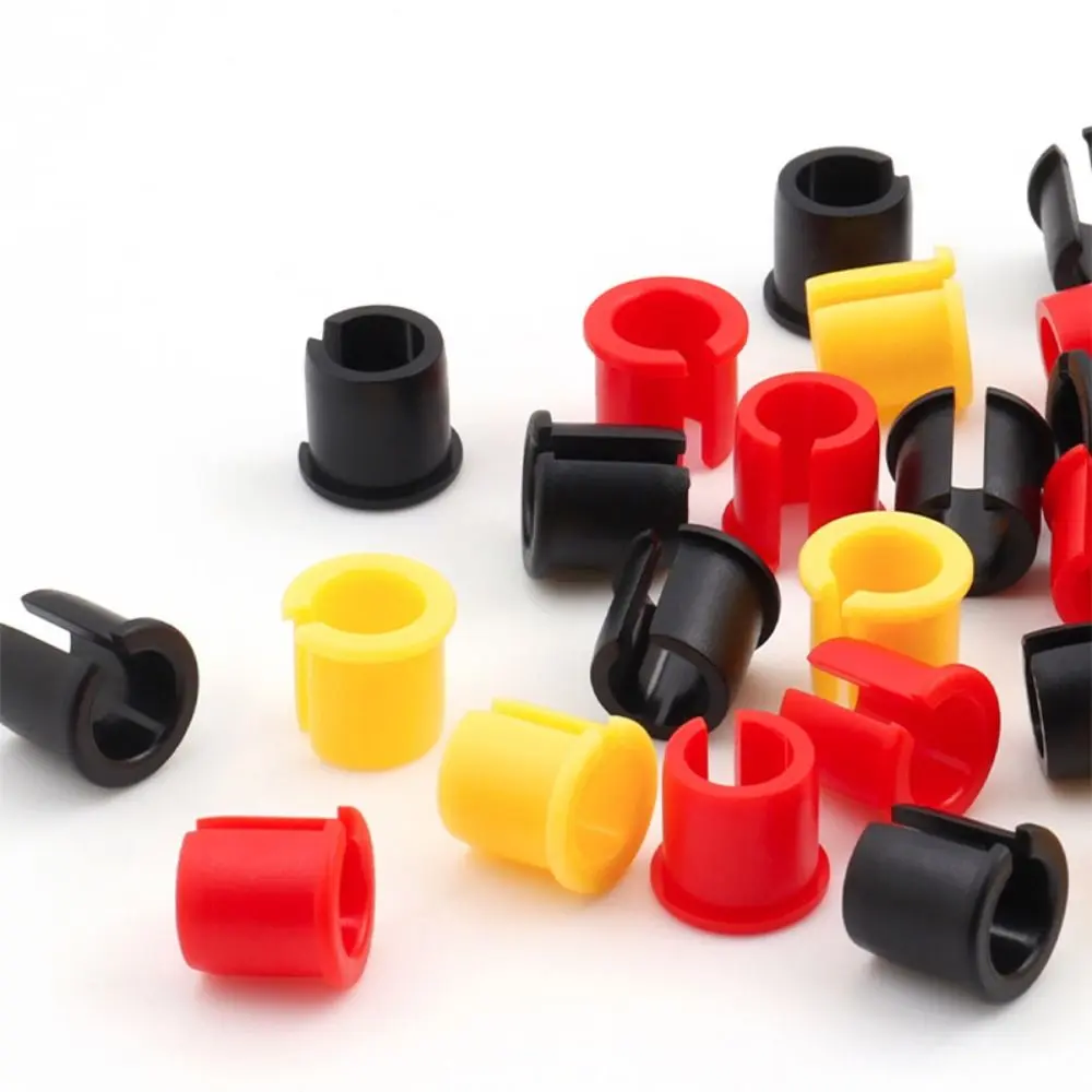 4pcs Road MTB Bike Accessories Lightweight Bike Schrader Valve Rim Plug Wheel Rim Plastic Bicycle Valve Hole Adapter Practical Mini Reduce Casing Rim Rubber Plug Road Bicycle