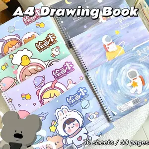A4 Drawing Book Buku Gambar Anak Karakter Buku Gambar Polos