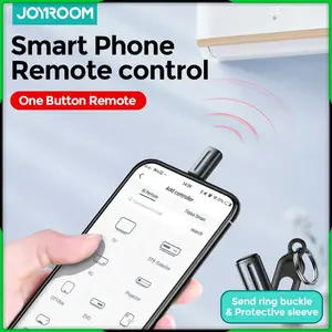 JOYROOM OTG Remote Control Infrared Smartphone Type C untuk TV AC Kamera EKX5-T Ringkas Anti Hilang dengan Casing Silikon & Gantungan Kunci