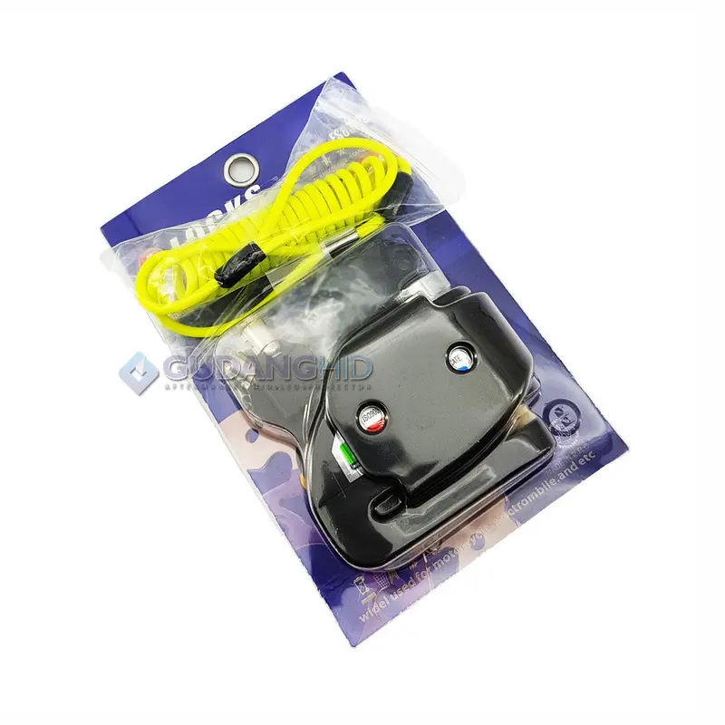 Gembok Alarm Anti Maling Cakram Kunci Alarm Motor Paket Bracket Kabel 6