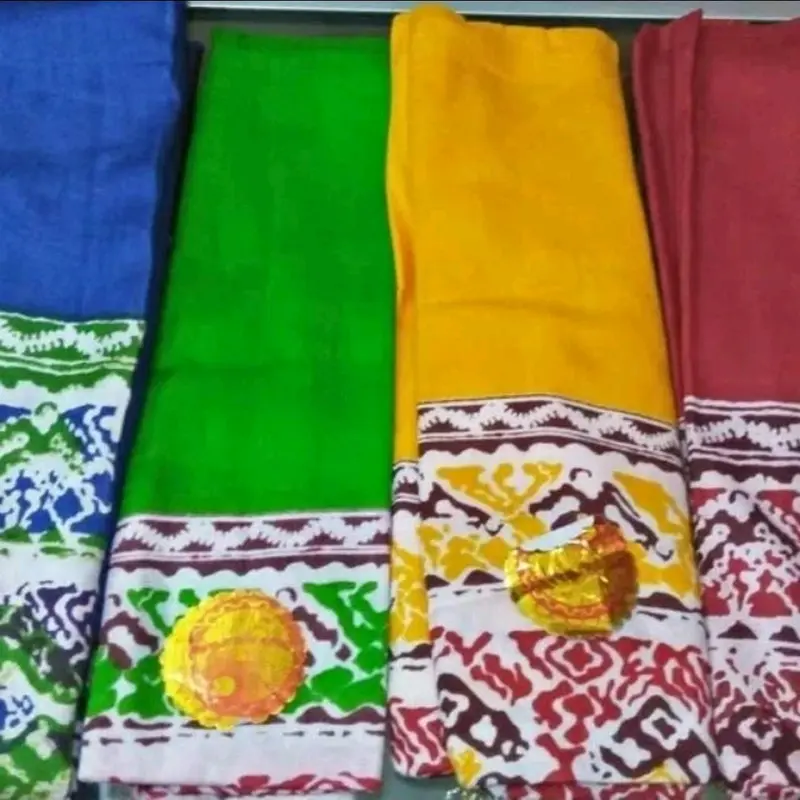 Kain Selendang Tari Sampur Batik Warna Warni Bunga 0