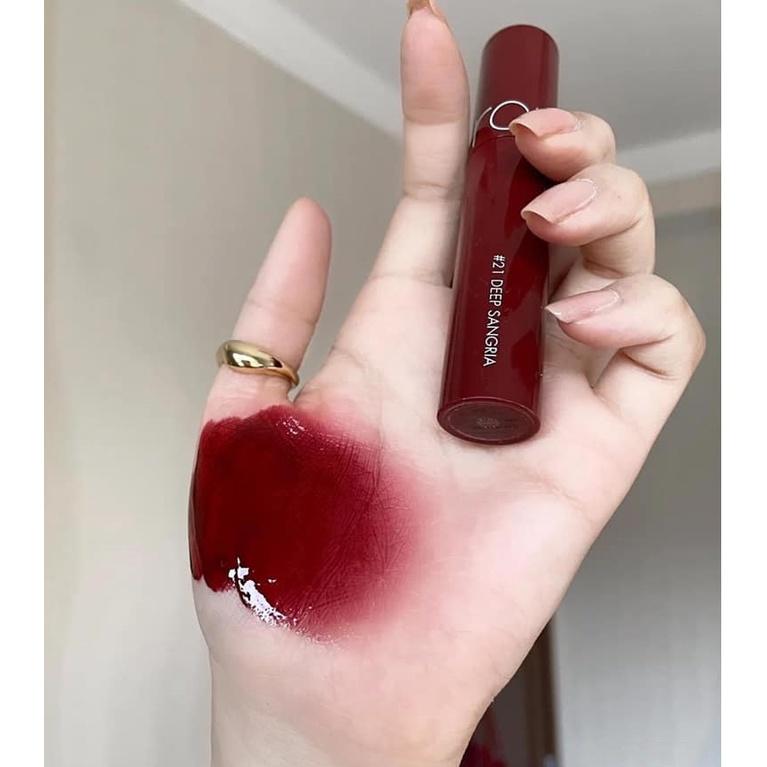 Son Bóng Romand màu 21 đỏ mận (Son Môi Juicy Lasting Tint 21)