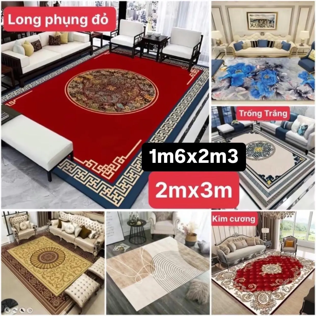 Thảm BALI trải sàn 2Mx3M. Thảm trải sàn PHÒNG KHÁCH PHÒNG.THỜ,PHÒNG NGỦ,THẢM DECOR TRANG TRÍ PHÒNG CHỐNG TRƯỢT cao cấp,kích thước 2Mx3M,dài 5ly