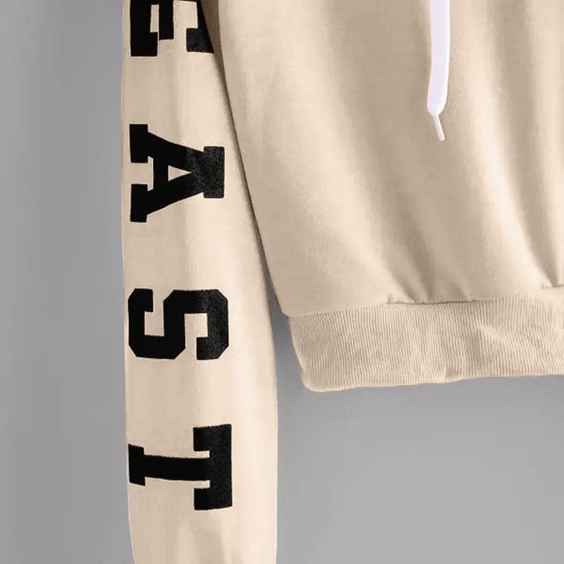 Product Introduction of Pakaian Wanita, Hoodie Baharu 2024, Bertudung, Gaya Preppy, Lengan Panjang, Atasan Serba guna, Bercetak, Sesuai untuk Musim Bunga dan Musim Luruh, Jualan Langsung Kilang 20