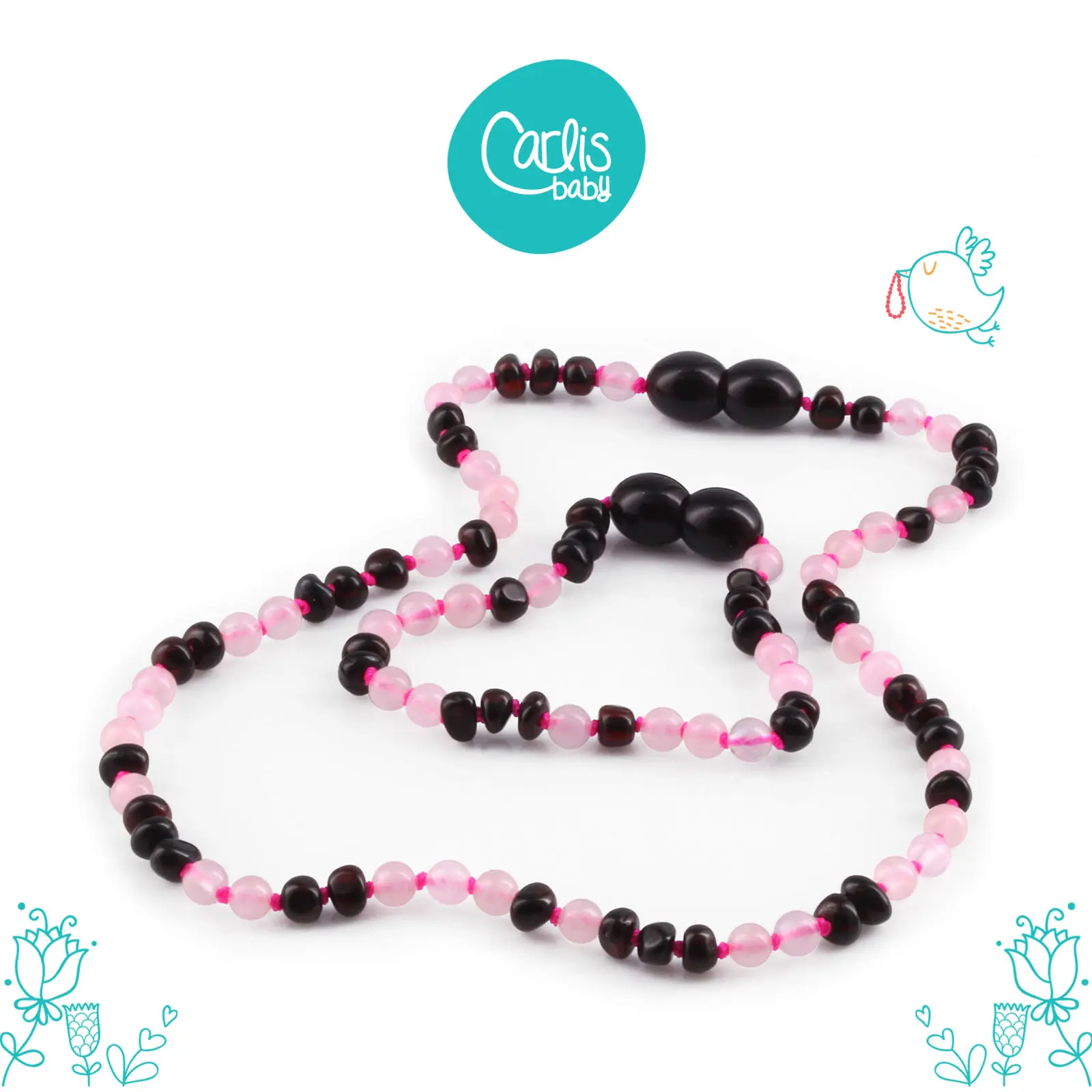 AGL36 Kalung dan Gelang Amber Bayi Tumbuh Gigi Bayi By Carlis Baby.