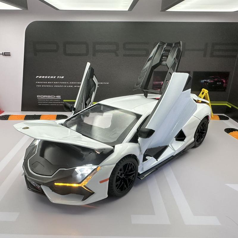 Mô hình xe Lamborghini Lamborghini Revuelto tỉ lệ 1:24 hãng Jinlifang 2
