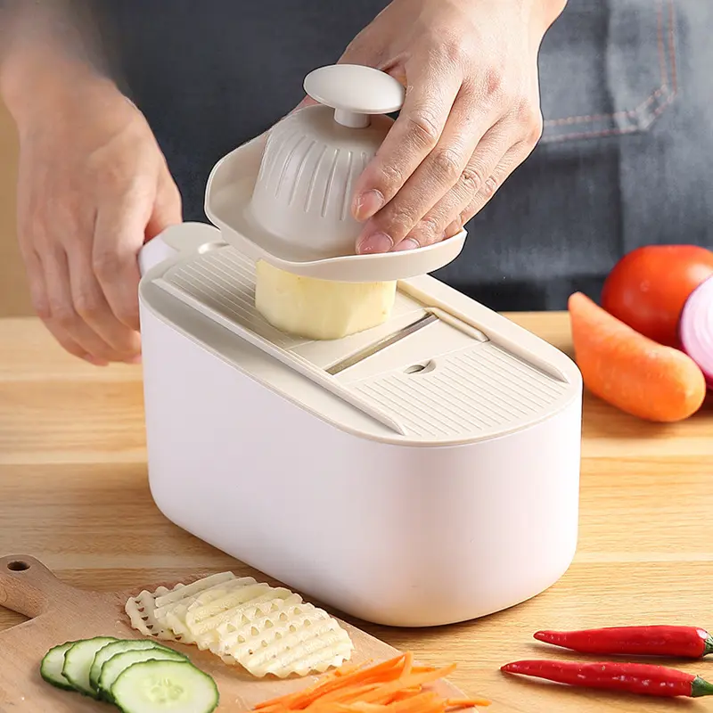 Đồ Tạo Tác Cắt Rau Nhà Bếp Lụa Khoai Tây Đồ Gia Dụng Đa Chức Năng Cắt Lát Chanh Máy Cắt Lụa Bào Máy Cắt Lát" Giao Hàng Trong Vòng 24 Giờ" 3