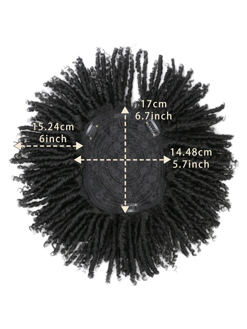 Product Introduction of 6 Inch Short Dreadlock Wigs for Men, Natural Looking Afro Wig Men Dreadlock Hair with Clips in Braided Half Wigs, Short Synthetic Dreadlock Wig for Party Photography, Braided Wigs Hairstyle Ideas 8