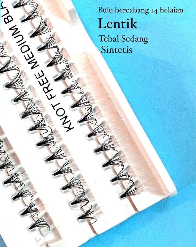 Extra Lentik dan Tebal Bulumata Tanam knotfree 2