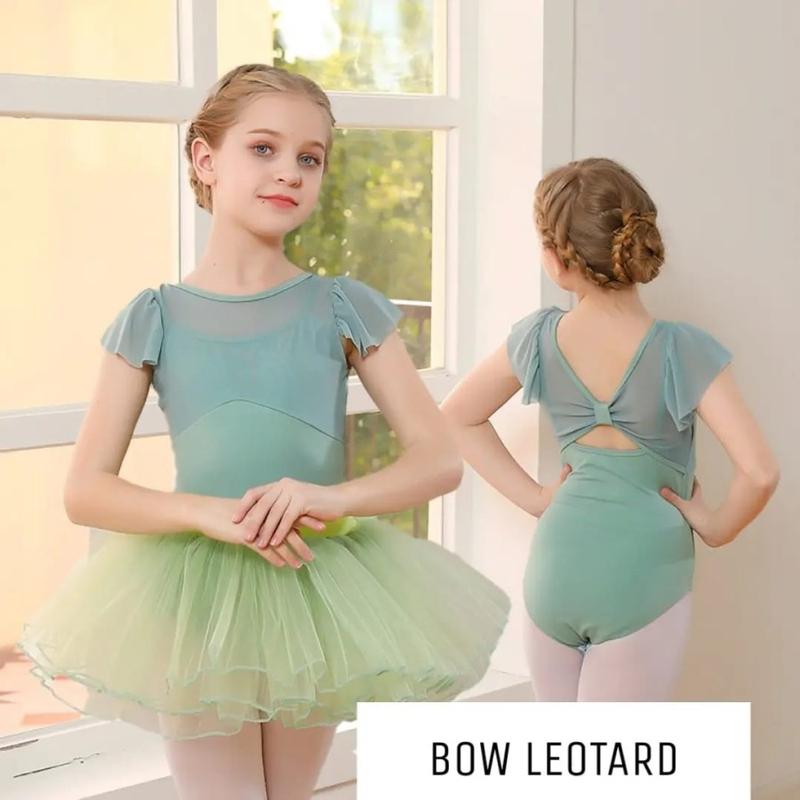 BAJUKIDDIE BOW LEOTARD BAJU BALET GYMNASTIC SENAM ANAK REMAJA Outdoor Outdoor 0